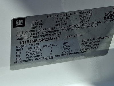 2017 GMC Sierra 1500 SLE