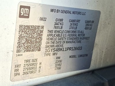 2023 Cadillac Escalade 4WD Premium Luxury