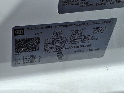 2022 GMC Sierra 1500 SLT