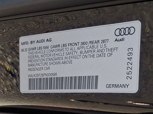 2023 Audi A6 Sedan Premium