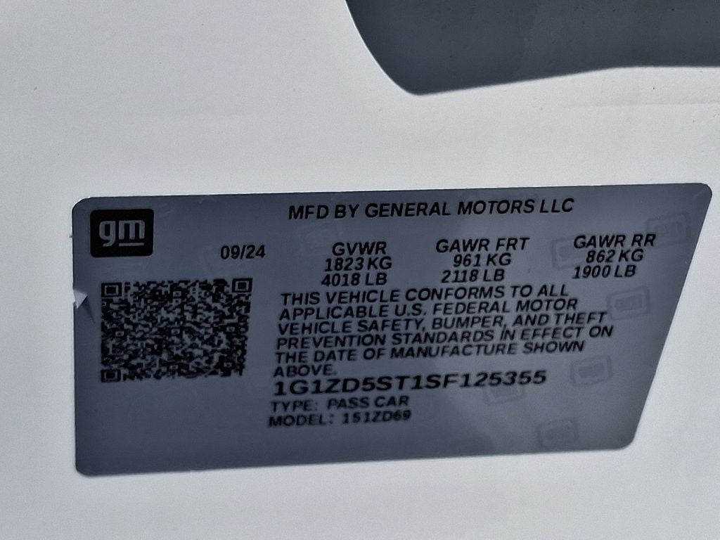 2025 Chevrolet Malibu LT 1LT