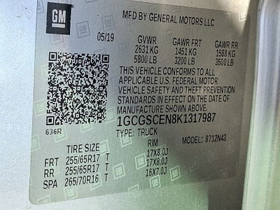 2019 Chevrolet Colorado LT