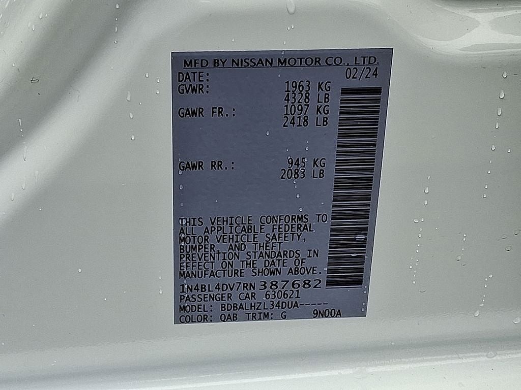 2024 Nissan Altima 2.5 SV