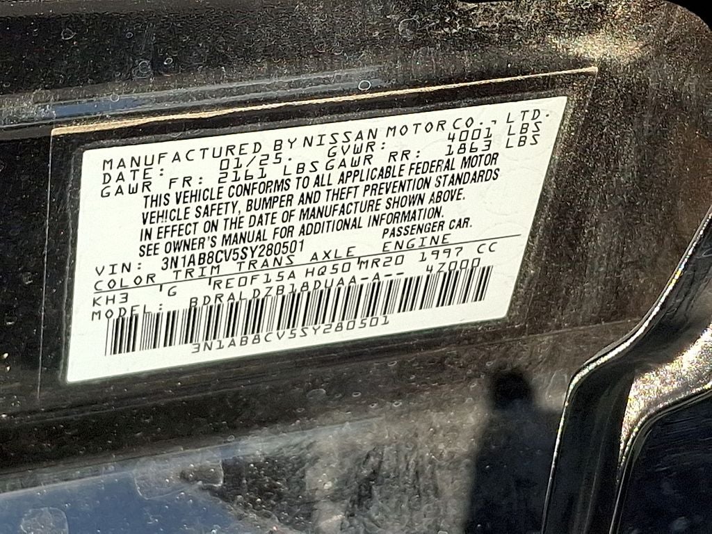 2025 Nissan Sentra SV
