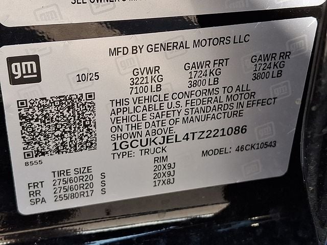 2026 Chevrolet Silverado 1500 4WD Crew Cab Short Bed High Country