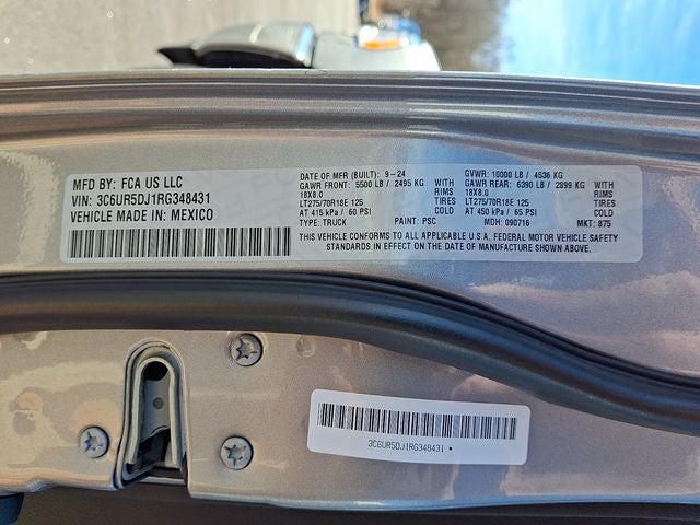 2024 RAM 2500 Big Horn Crew Cab 4x4 6'4' Box