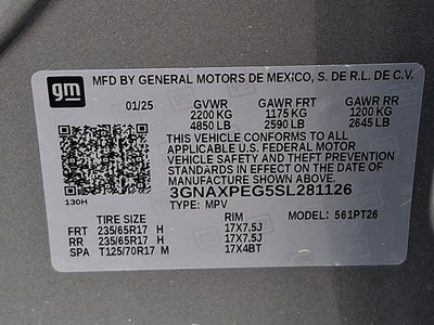2025 Chevrolet Equinox AWD LT