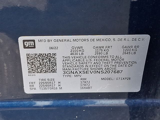 2022 Chevrolet Equinox AWD LS