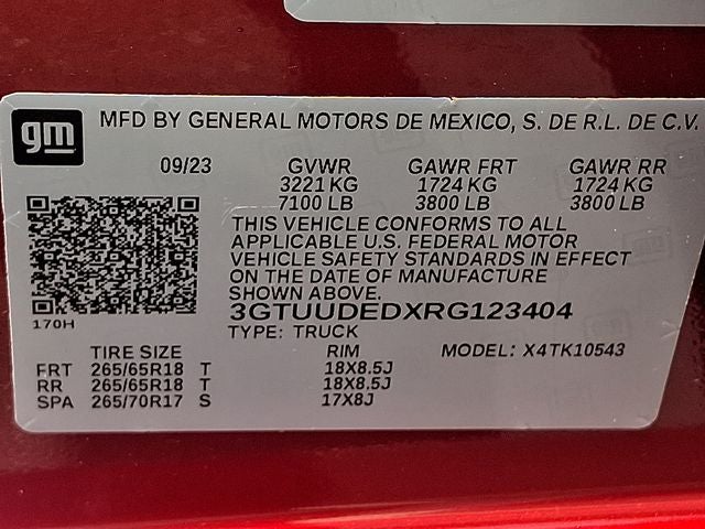 2024 GMC Sierra 1500 4WD Crew Cab Short Box SLT