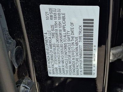 2022 Honda Ridgeline RTL-E