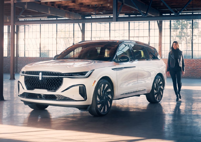 A person approaches a 2026 Lincoln Nautilus® SUV. | Randy Marion Lincoln in Statesville NC