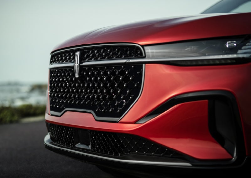 The sleek grille of a 2026 Lincoln Nautilus® SUV with the available Jet Appearance Package makes a bold statement. | Randy Marion Lincoln in Statesville NC