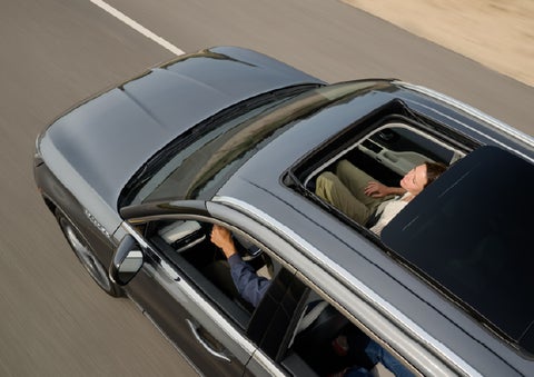 The available panoramic Vista Roof® of a 2027 Lincoln Aviator® SUV is open. | Randy Marion Lincoln in Statesville NC