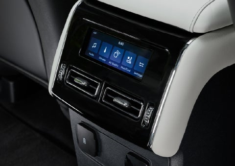 The second row touch screen displays audio and temperature control settings. | Randy Marion Lincoln in Statesville NC