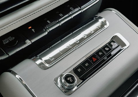 The piano key gear selector of a 2027 Lincoln Aviator® Back Label™ SUV. | Randy Marion Lincoln in Statesville NC